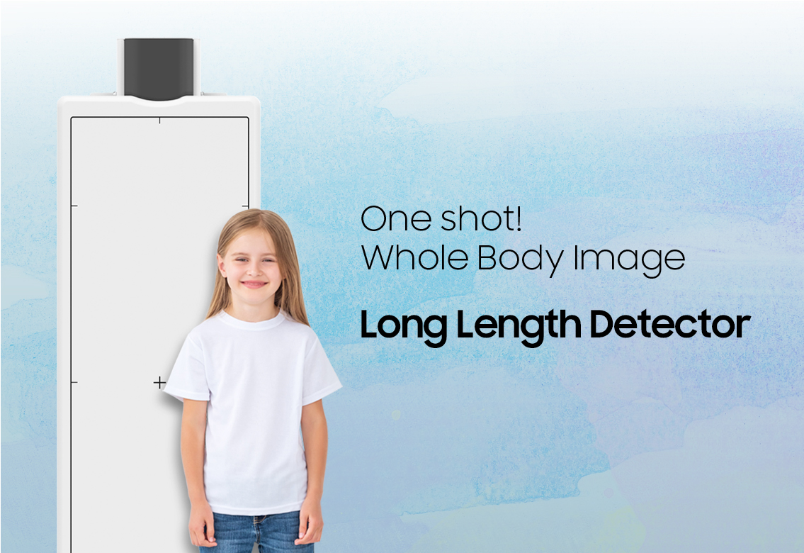 One shot! Whole Body Image. Long Length Detector