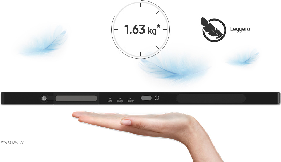 Detettore wireless leggero