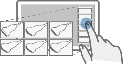 Making users to select most common ultrasound transducer : QuickPreset 