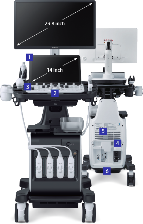 ultrasound obgyn V8 with ultrasound probe