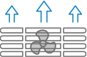 Letting heat out and reducing fan noise : Effective cooling system